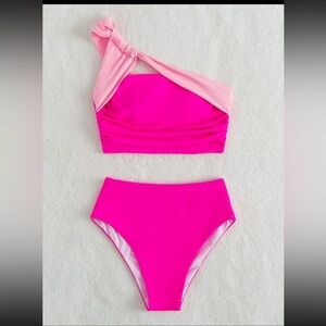 Two-Toned Pink Bikini Set